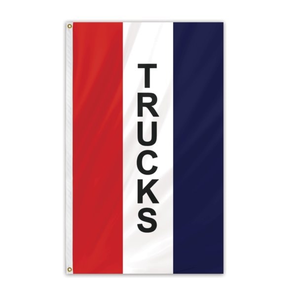 Trucks Message Flag 3'x5' Vertical Flag